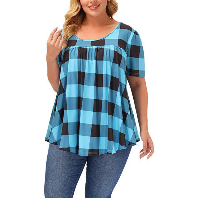 Plus Size Casual Loose Tops for Women