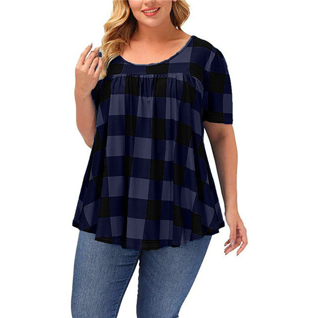 Plus Size Casual Loose Tops for Women