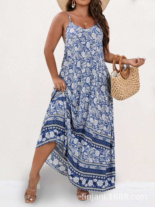 Bohemian Style Plus Size Dress for Women