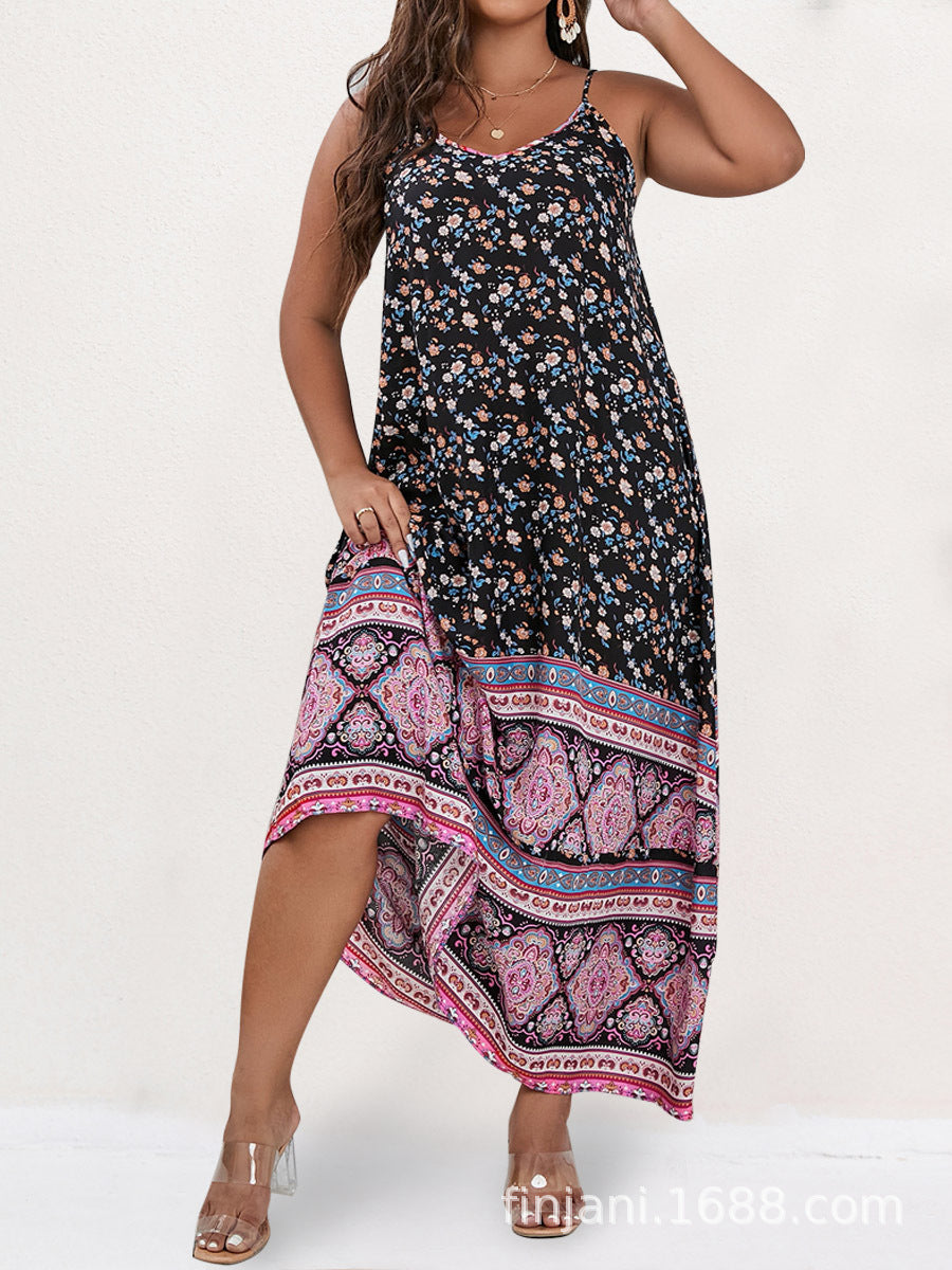 Bohemian Style Plus Size Dress for Women