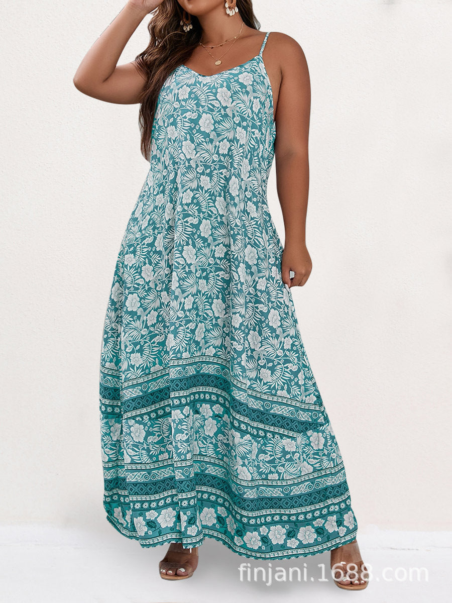 Bohemian Style Plus Size Dress for Women