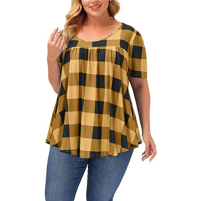 Plus Size Casual Loose Tops for Women
