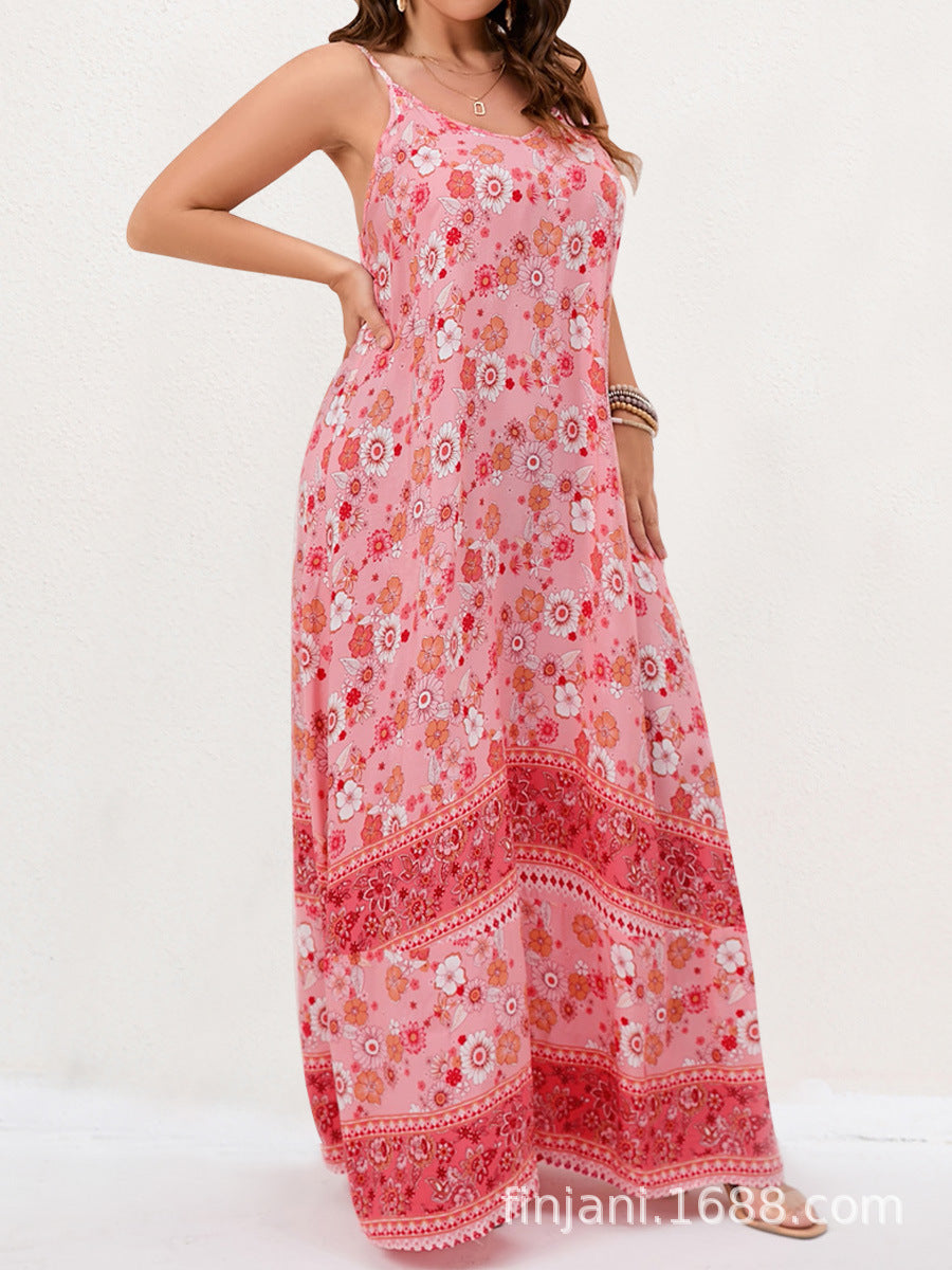 Bohemian Style Plus Size Dress for Women