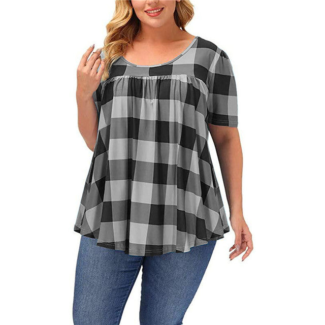 Plus Size Casual Loose Tops for Women