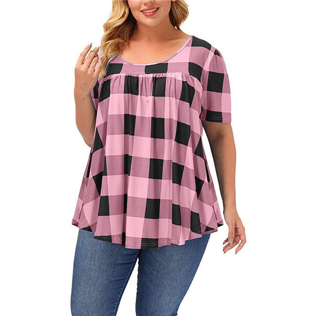 Plus Size Casual Loose Tops for Women