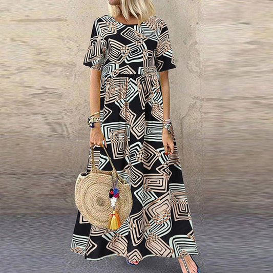 Plus Size Summer Holiday Dress for Women