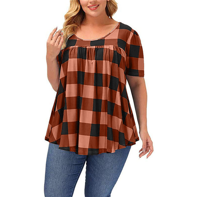 Plus Size Casual Loose Tops for Women