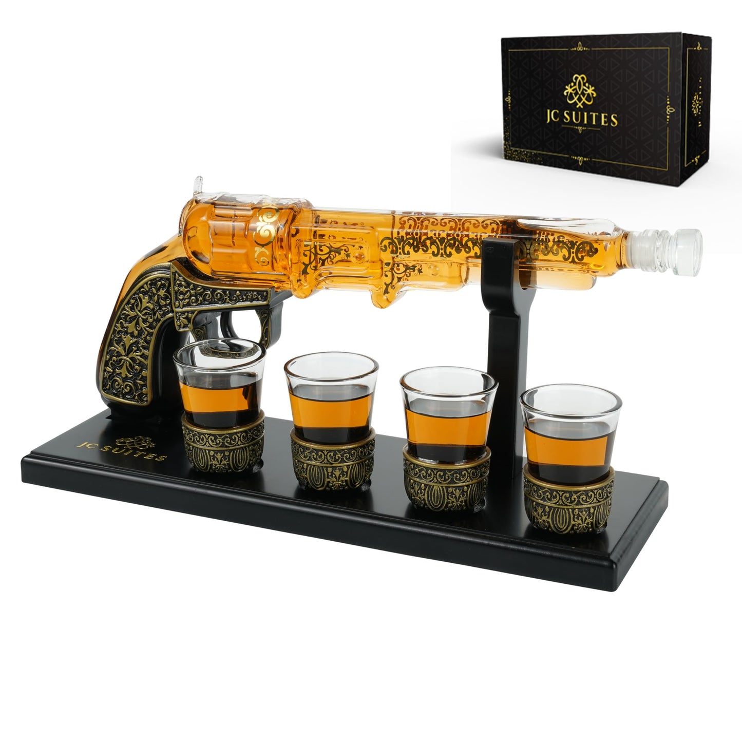 Luxury Gun Decanter Set