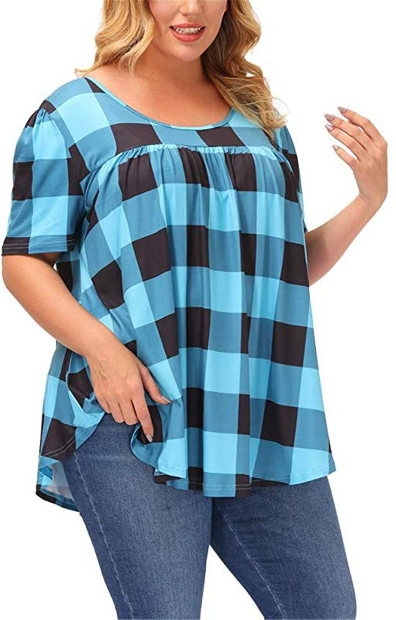 Plus Size Casual Loose Tops for Women